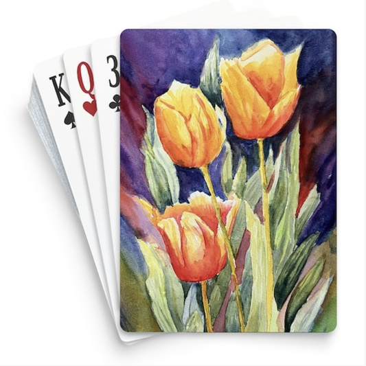 Playing Cards - 3 Tulips